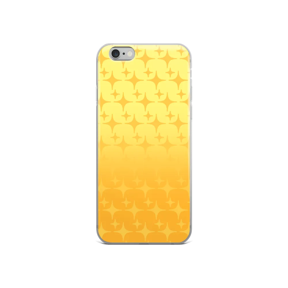 Yellow Ghost Sparkle Phone Case (iPhone 6/6S/6 Plus/6S Plus/7/8/7 Plus/8 Plus/X/XS/XR/XS Max/11/11 Pro/11 Pro Max/SE)