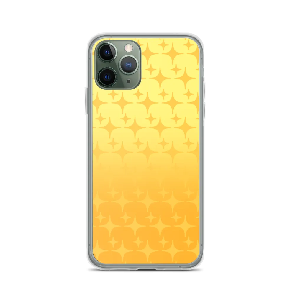 Yellow Ghost Sparkle Phone Case (iPhone 6/6S/6 Plus/6S Plus/7/8/7 Plus/8 Plus/X/XS/XR/XS Max/11/11 Pro/11 Pro Max/SE)