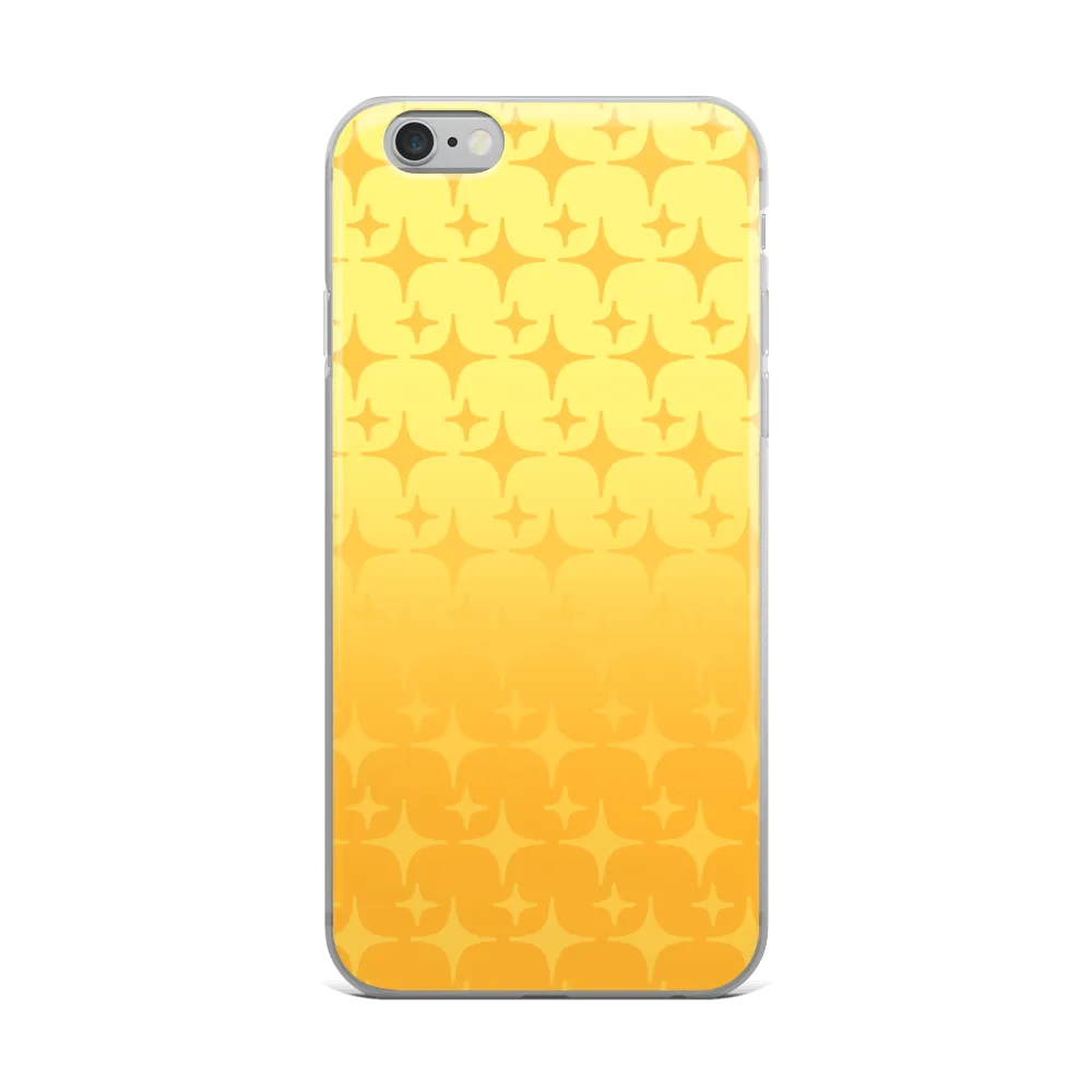 Yellow Ghost Sparkle Phone Case (iPhone 6/6S/6 Plus/6S Plus/7/8/7 Plus/8 Plus/X/XS/XR/XS Max/11/11 Pro/11 Pro Max/SE)