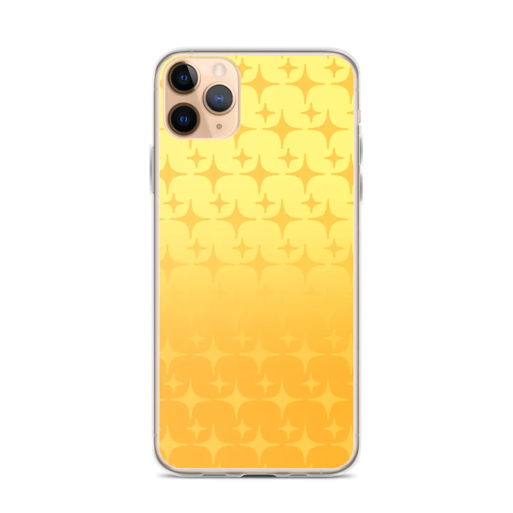 Yellow Ghost Sparkle Phone Case (iPhone 6/6S/6 Plus/6S Plus/7/8/7 Plus/8 Plus/X/XS/XR/XS Max/11/11 Pro/11 Pro Max/SE)