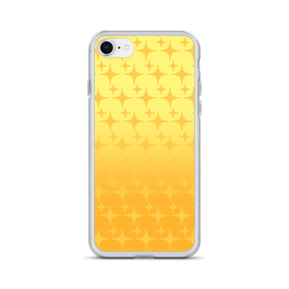Yellow Ghost Sparkle Phone Case (iPhone 6/6S/6 Plus/6S Plus/7/8/7 Plus/8 Plus/X/XS/XR/XS Max/11/11 Pro/11 Pro Max/SE)