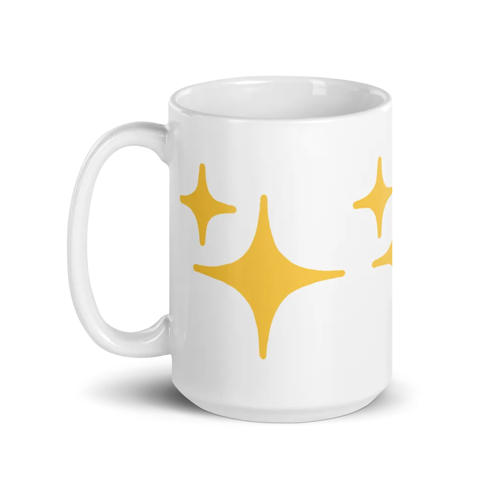 Yellow Sparkle Mug