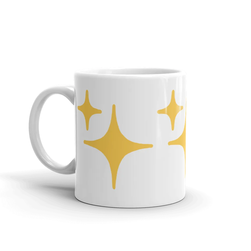 Yellow Sparkle Mug