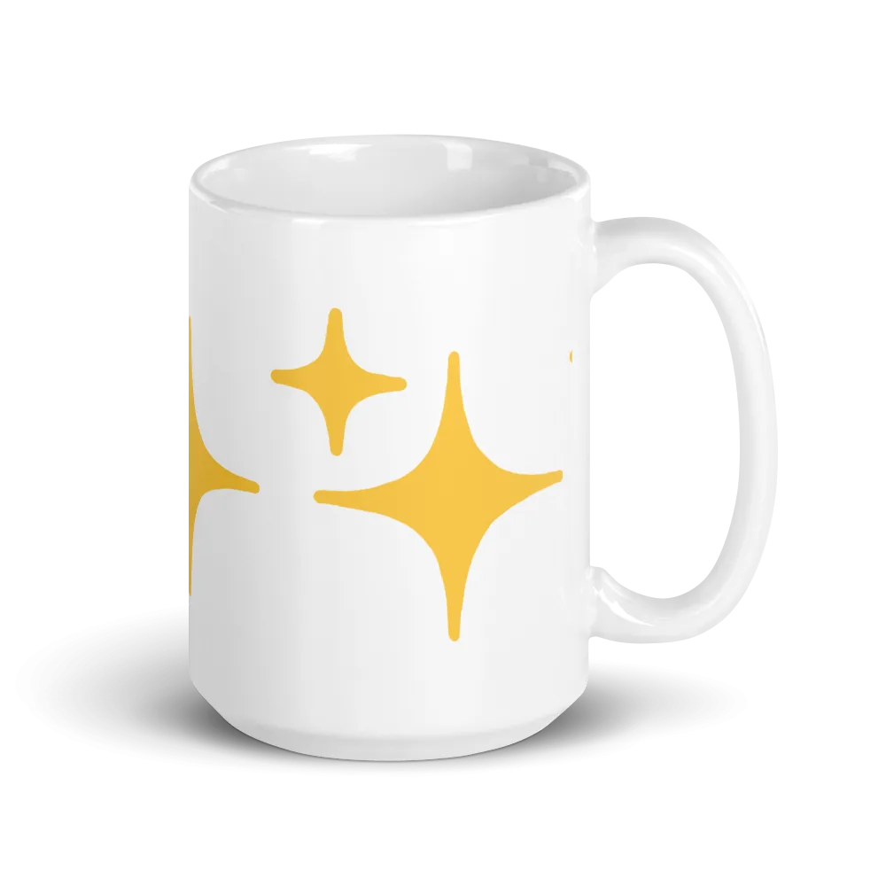 Yellow Sparkle Mug