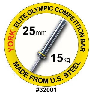 York Barbell | Women's Elite Competition Olympic Bar - 25mm