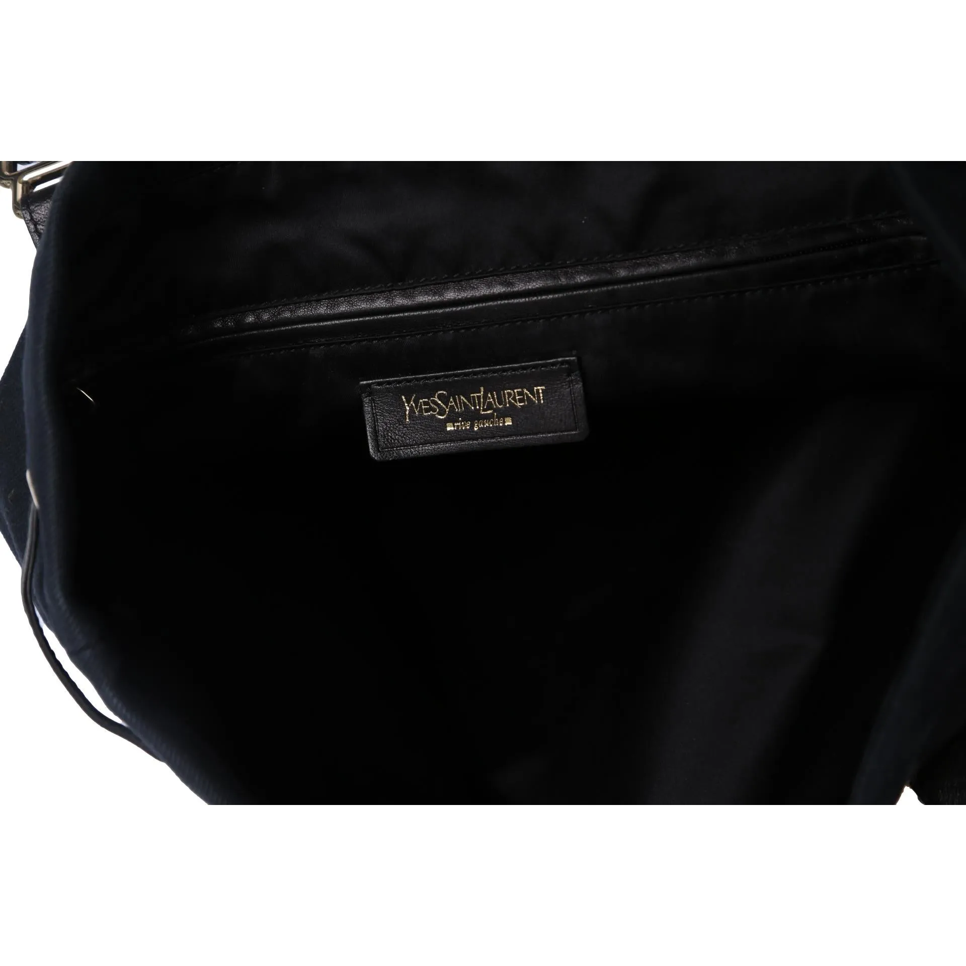 YSL Black Canvas Tote
