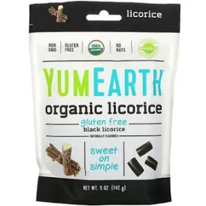 Yum Earth-Organic Licorice-Vegan and Nut Free
